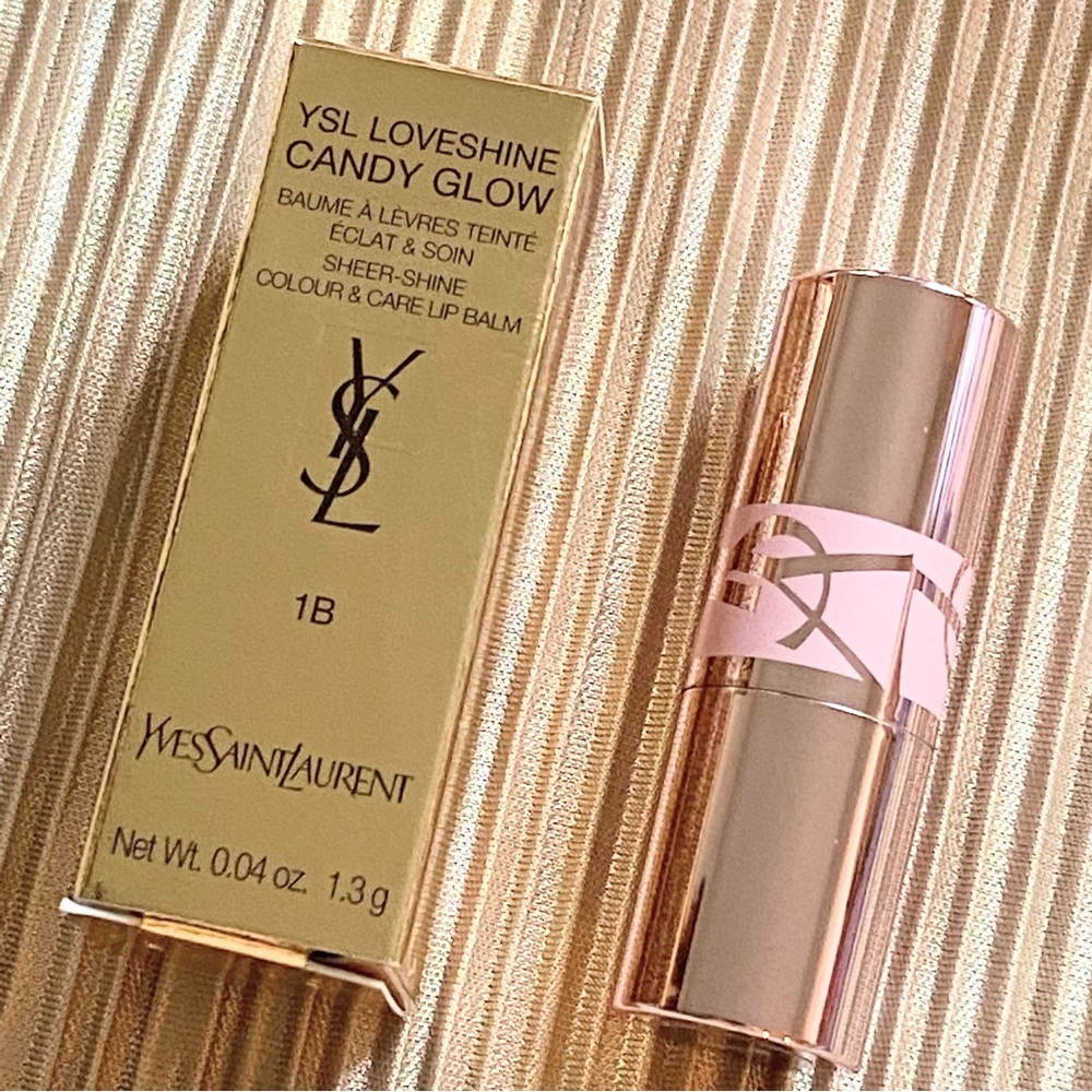 YSL LOVESHINE Candy Glow Double Care Balm 1B PINK SUNRISE MINI
